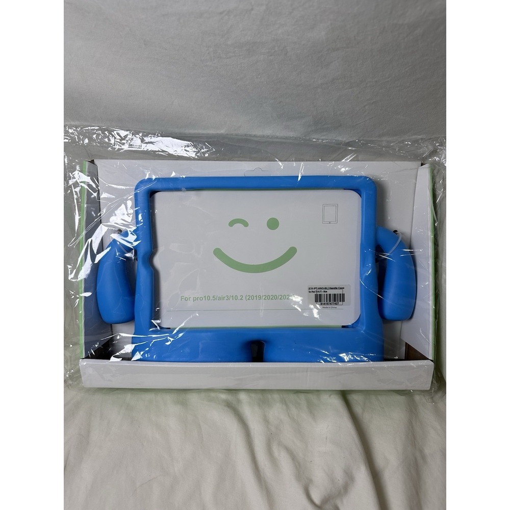 Kids iPad 7 10.2 Case Blue‎ Handle Shockproof Tablet Cover CS-IP7-HND